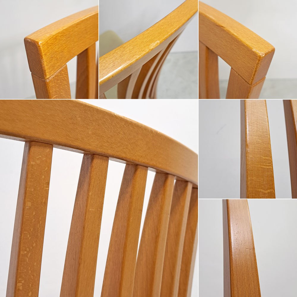 スコービー Skovby ダイニングチェア SM66 ビーチ材 ファブリック モダンデザイン デンマーク 北欧家具 B ●