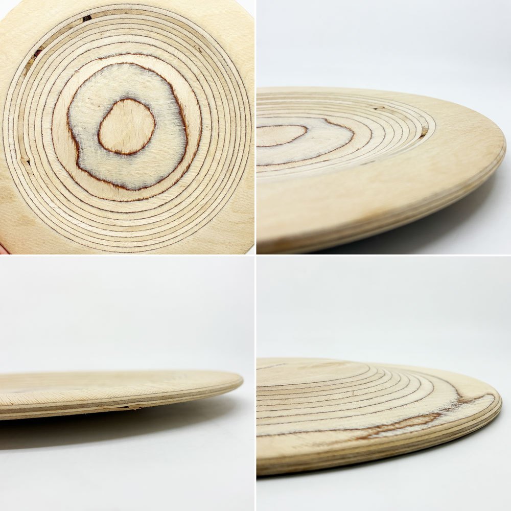エーロ・サーリネン Eero Saarinen バーチ材 プライウッド サービングプレート トレイ Roly Poly Plate ラウンド Φ30cm フィンランド ●
