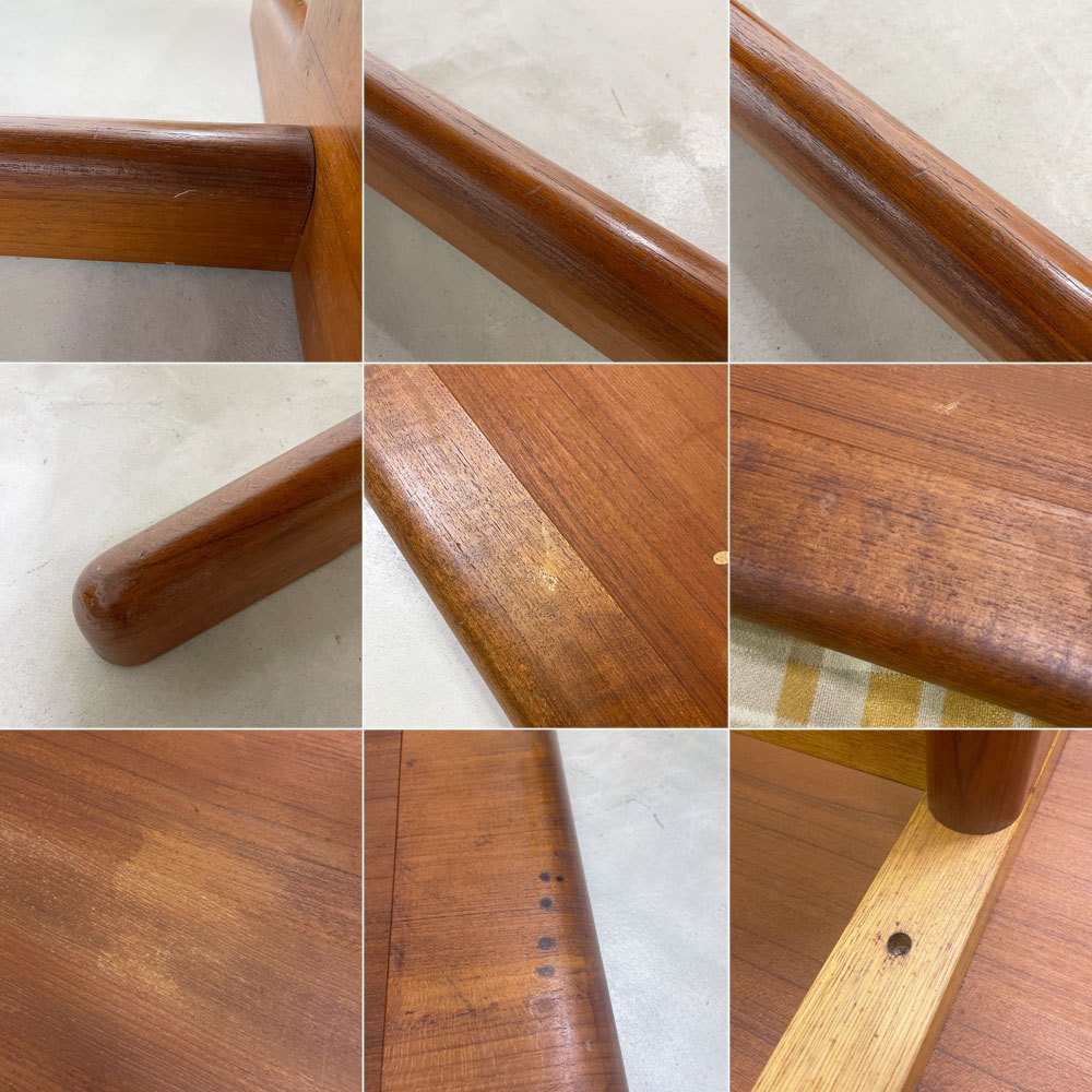 ジャパンビンテージ Japan Vintage チーク無垢材 ダイニングテーブル 北欧スタイル W180cm ●