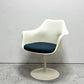 ノル ノール Knoll サーリネンコレクション チューリップチェア アームチェア ダイニングチェア ビンテージ ホワイト 座面クッション交換済み エーロ・サーリネン 参考定価￥520,300- ●