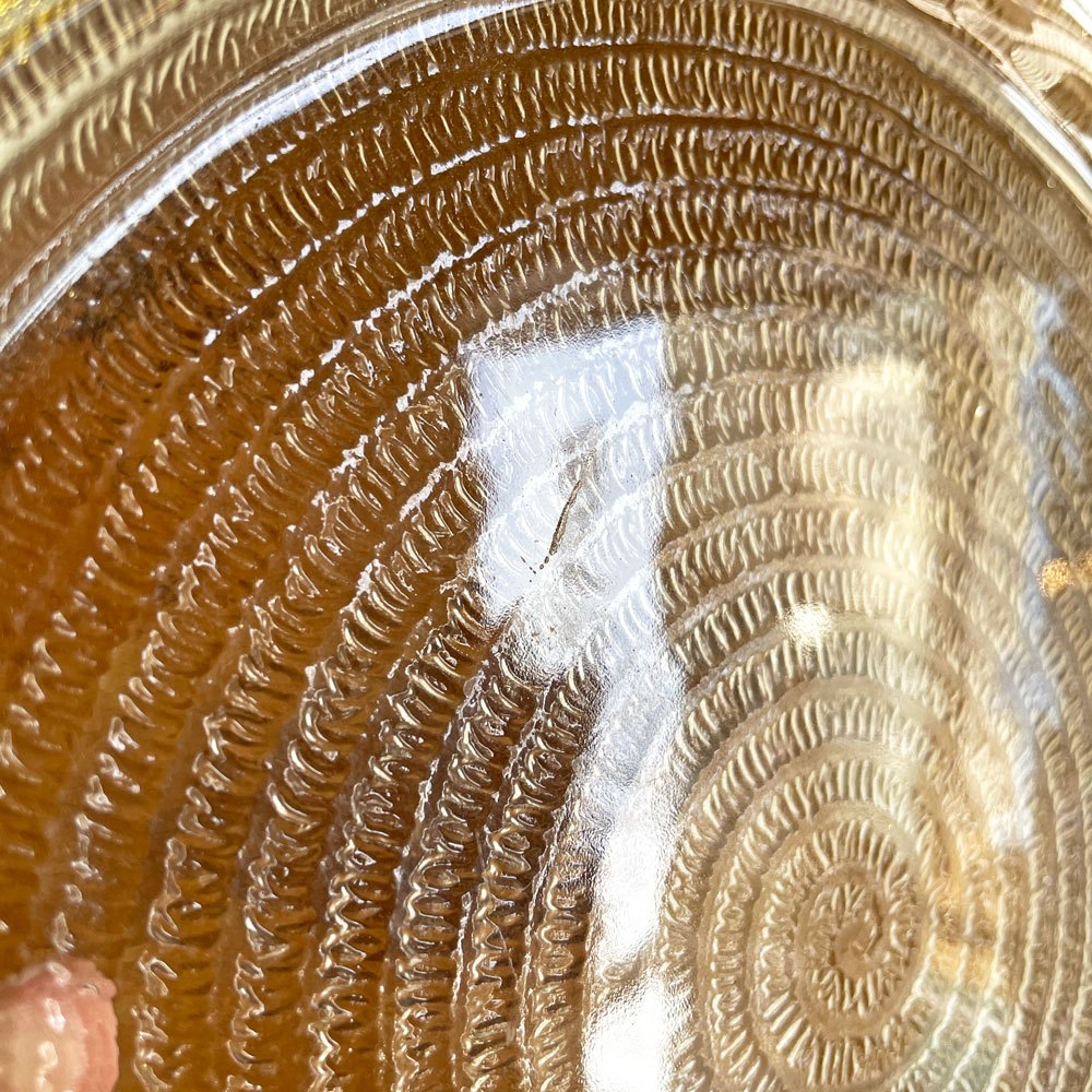 イヴヴ IVV ヘリックス HELIX プレート メインプレート 大皿 34.5cm 5枚セット イタリア チャージャープレート ガラス ハンドメイド レッド イエロー シルバー ♪