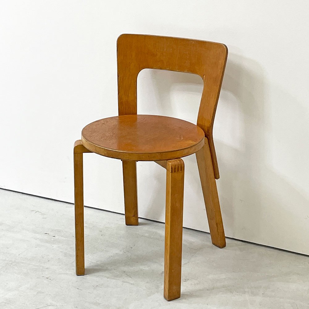 アルテック artek チェア65 CHAIR 65 ウォーレッグ War-Leg フィンガージョイントレッグ 40年代 ビンテージ アルヴァ・アアルト 希少 ●