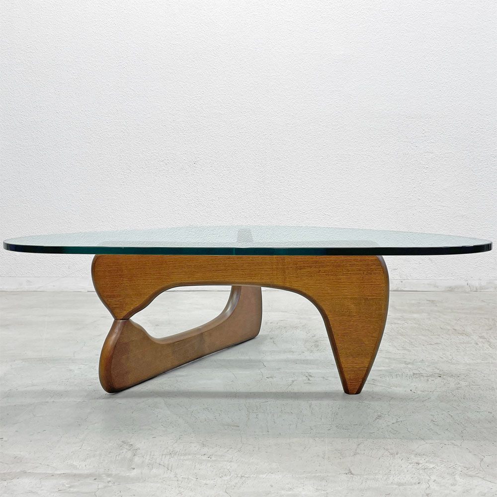イサムノグチ Isamu Noguchi コーヒーテーブル Coffee Table リプロダクト品 ガラス天板厚約1.8mm 名作 デザイナーズ家具 〓