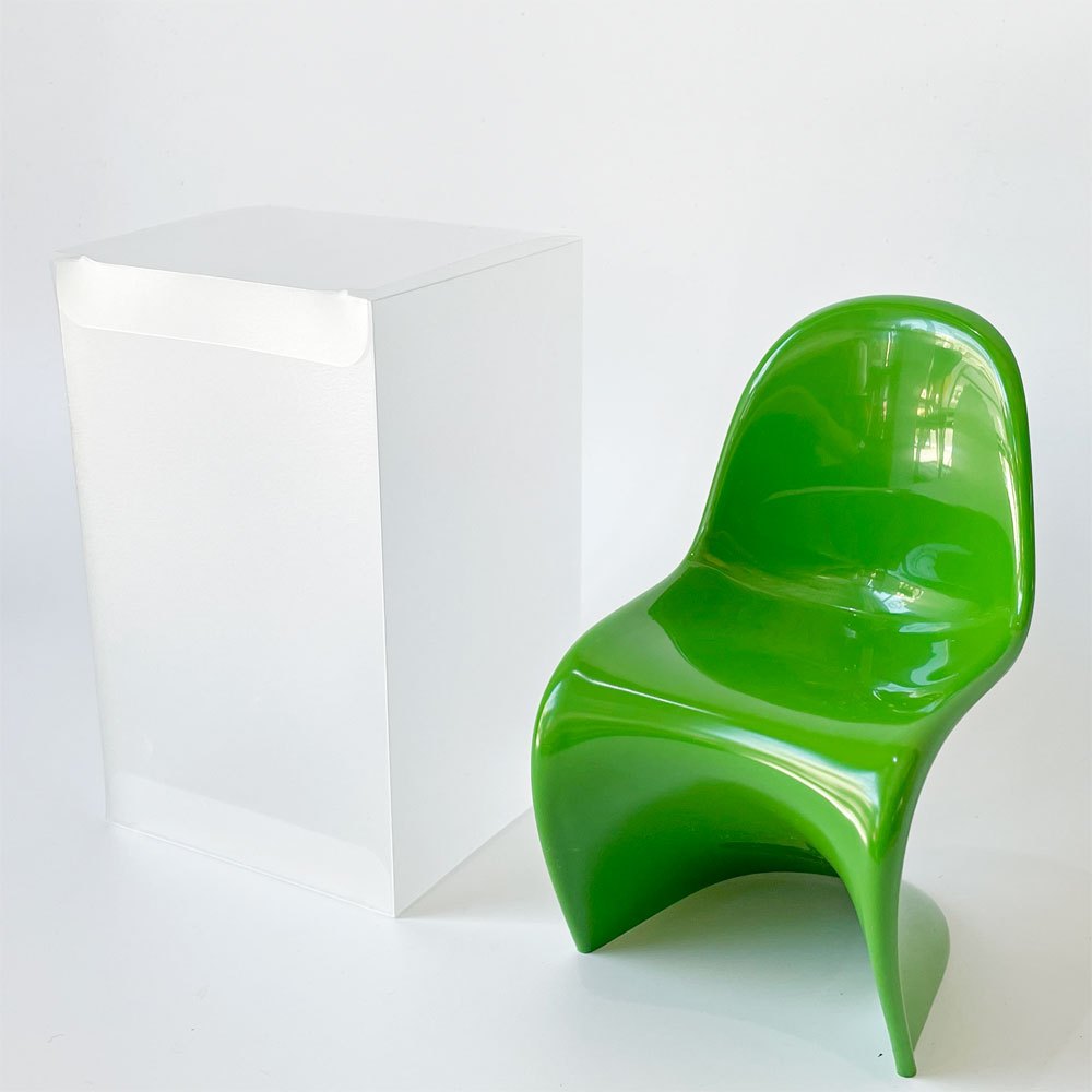 ヴィトラ デザインミュージアム Vitra Design Museum ミニチュアコレクション パントンチェア 1/6スケール 限定カラー グリーン 箱付き ★