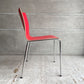 エンゲルブレヒト Engelbrechts チャリックチェア CHAIRIK Chair 101 ダイニングチェア スタッキング 4本脚 レッド プライウッド スチール デンマーク 未使用品 定価63,800円 ♪