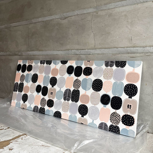 マリメッコ marimekko コンポッティ Kompotti ファブリックパネル スクエア 120×45 アイノ・マイヤ・メッツォラ Aino-Maija Metsola 北欧雑貨 ♪