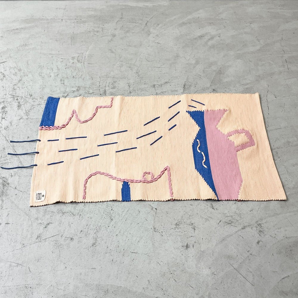 イデー IDEE グール GUR ラグ Laura Riedo 70×120 コットン ポルトガル製 定価 ￥38,500- ●