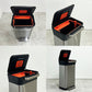 ジョセフジョセフ Joseph Joseph ゴミ箱 クラッシュボックス ステンレス 30L イタリア シルバー フットペダル ●