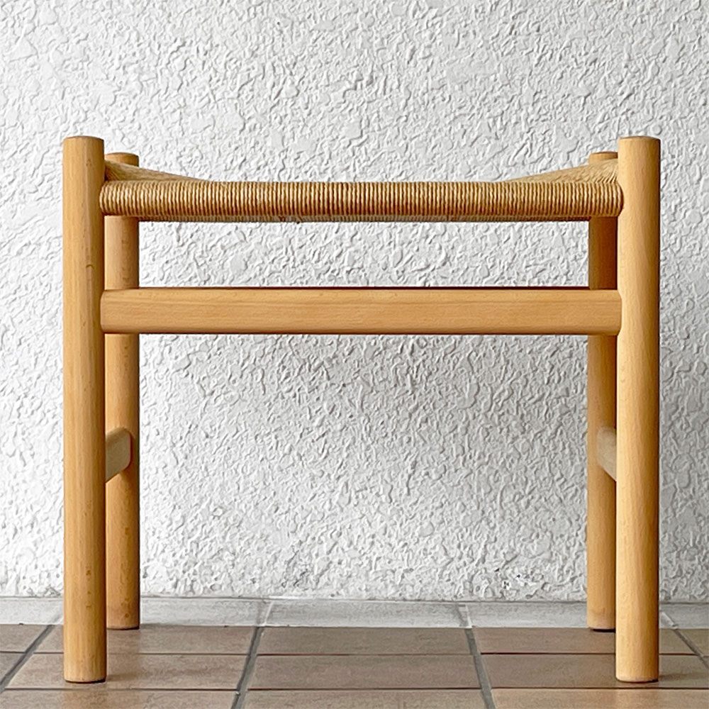 カールハンセン＆サン Carl Hansen & Son CH53 フットスツール ペーパーコード ビーチ材 ハンス・J・ウェグナー ◇