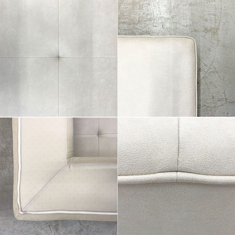 リラックスフォーム RELAX FORM アルフレード ALFREDO 2人掛けソファ レザーテックス W183cm + グロー GLOW L字クッション 〓