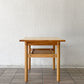 アクタス ACTUS ロッジ LODGE SOFA TABLE ソファテーブル リビングテーブル W110cm オーク材 天板下収納付 参考価格￥56,100- 廃番 ◇