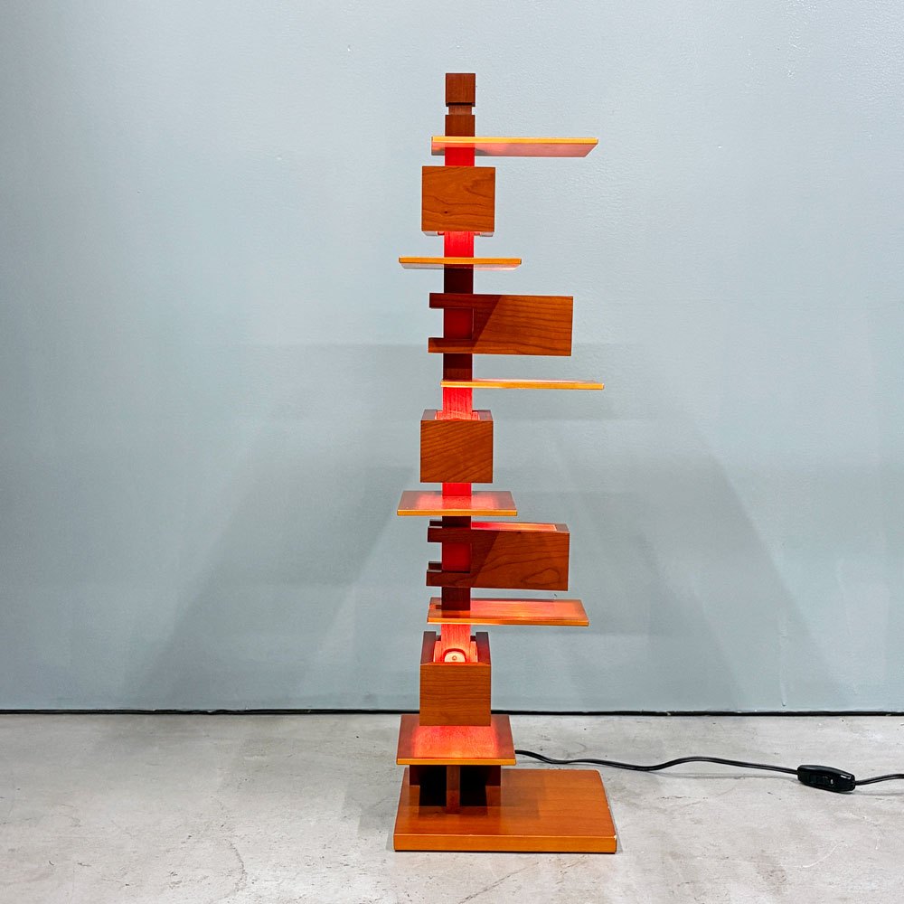 フランク・ロイド・ライト FRANK LLOYD WRIGHT タリアセン3 TALIESIN3 テーブルランプ チェリー ヤマギワ取扱い YAMAGIWA 定価￥160,600- ◎