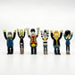 ジェームス・ジャービス James Javes アモストイ AMOS TOY インクラウド IN-CROWD Forever Sensible M.C. フィギュアセット 6体入り プラスチック製 2003年 イギリス 廃番 希少 ●