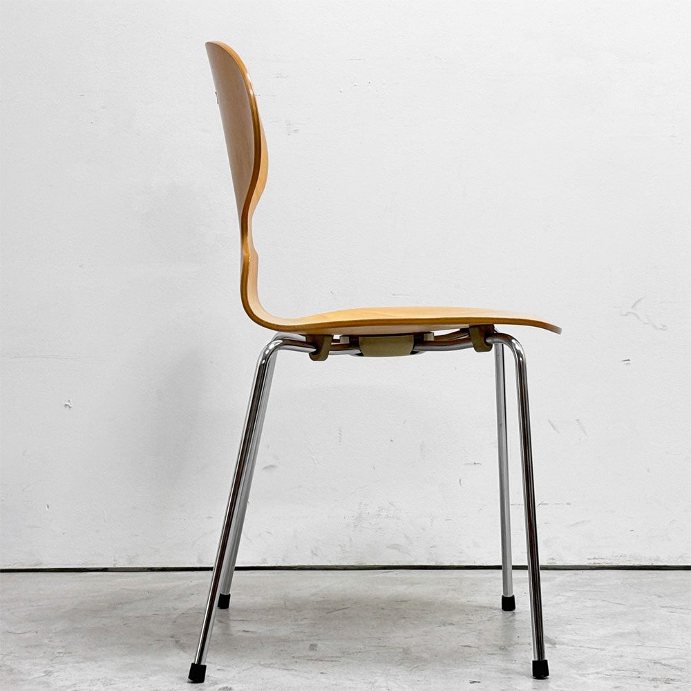 フリッツハンセン Fritz Hansen 3101 アリンコチェア アントチェア 4本脚 ナチュラルビーチ ラッカー仕上げ アルネ・ヤコブセン D ●