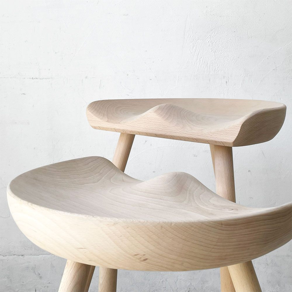 ワーナー Werner シューメーカーチェア Shoemaker Chair NO.59 スツール ビーチ材 ラーズ・ワーナー デンマーク ソープ仕上げ 北欧家具 B ★