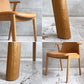 シキファニチア SIKI FURNITURE ラクS RAKU S セミアームチェア ダイニングチェア レッドオーク無垢材 バロンBA-01 合成皮革 ♪