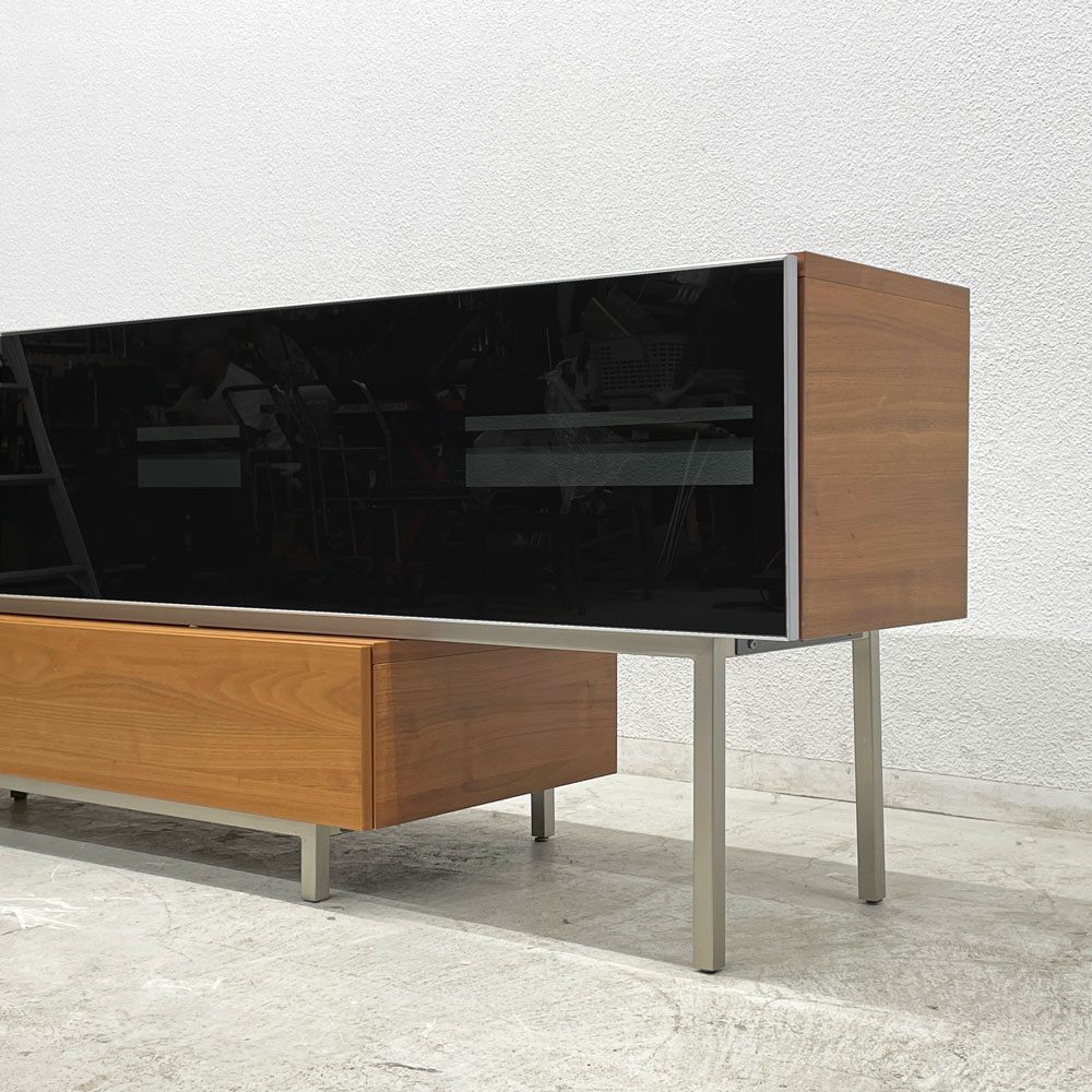 ボーコンセプト BoConcept ボラーニ Volani AVボード テレビボード スライド式 ウォールナット材 モダン ナチュラル 〓
