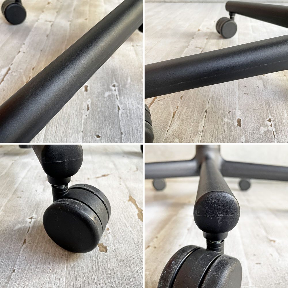 ヴィトラ vitra ルーキー Rookie デスクチェア キャスターチェア コンスタンチン・グルチッチ ブラック系 ファブリック 定価￥78,100- ♪