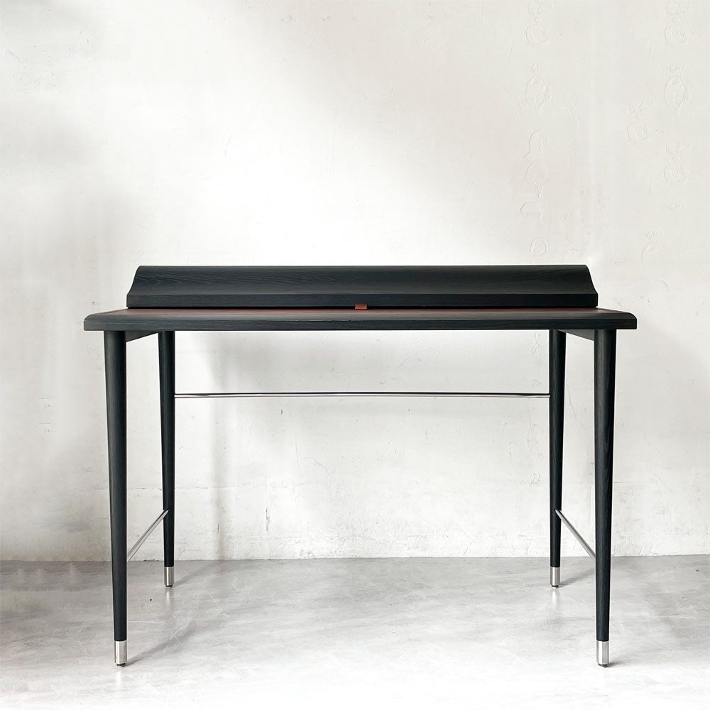 ステラワークス Stellar Works ラヴァル LAVAL ライティングデスク OEO Studio オーク材 レザー ブラック コンソールデスク 定価￥456,000- ★