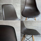 ハーマンミラー HermanMiller サイドシェルチェア ドゥエルレッグ DSW ジャバ JAVA ダークブラウン ポリプロピレン製 イームズ ミッドセンチュリー ♪