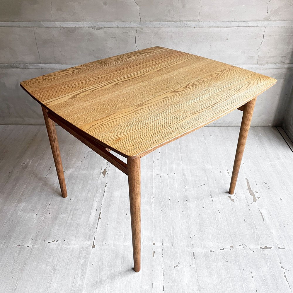モモナチュラル MOMO Natural ベント VENT ダイニングテーブル オーク材 W96cm ナチュラルデザイン ♪