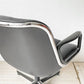 ノル Knoll ポロックチェア Pollock Chair エグゼクティブチェア デスクチェア 4本脚 グライズ仕様 レザー 本革 チャールズ・ポロック Charles Pollock ビンテージ ★