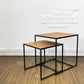 アスプルンド ASPLUND ダリールズ dareels ネストテーブル TWO NEST TABLE 2点セット デビッド・ジョフラ David Jofra 定価￥88,000- ◎