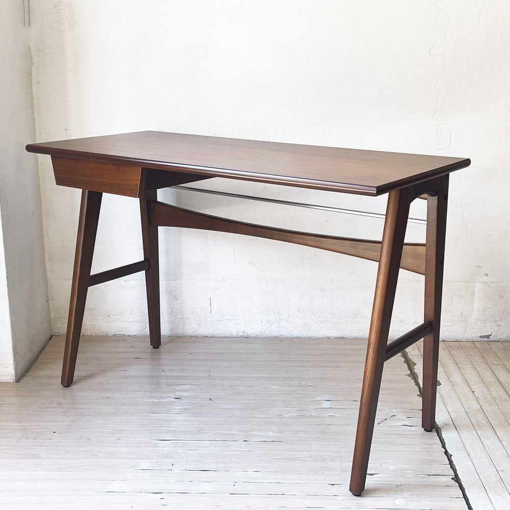 アクメファニチャー ACME Furniture デルマー DELMAR デスク 作業机 ウォールナット材 アッシュ材 抽斗付き ★