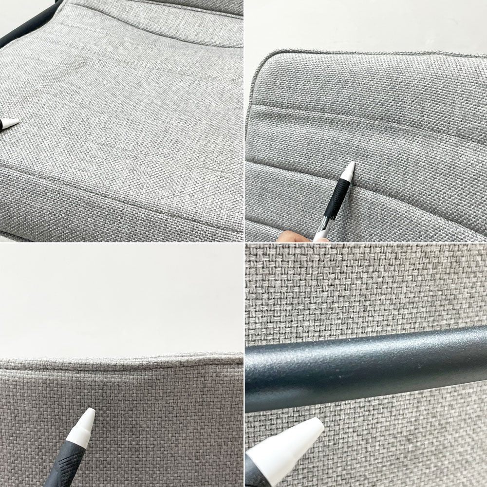 コクヨ KOKUYO オフセットフレームチェア offset frame chair オフィスチェア スタッキングチェア 4本脚 ファブリックシート スカイグレー キャスター B ●