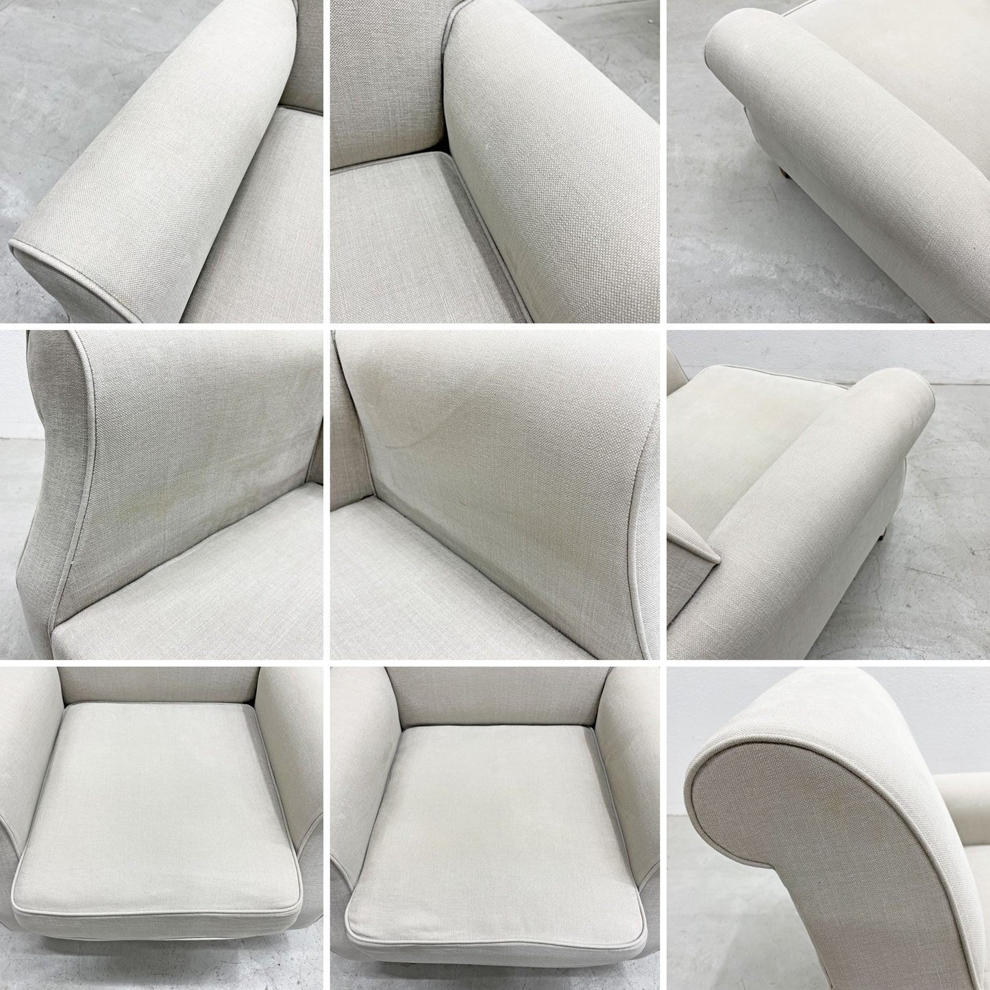 イデー IDEE ラインソファ LINE SOFA 1Pソファ 1人掛け ファブリック クラシカルスタイル 〓