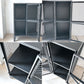 ジャーナルスタンダードファニチャー journal standard Furniture j.s.F  メッシュロッカー 2列2段 ブラック サイドキャビネット 南京錠付 ★