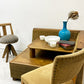 トラックファニチャー TRUCK FURNITURE HNSOFA コーナーテーブル ナラ材 無垢材 F-21 グリーンコーデュロイ 定価￥476,740- ●