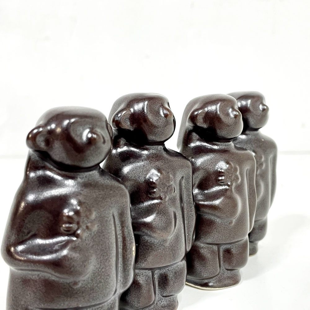 オーケ・ホルム Ake Holm クーラ Kulla トロール Troll オブジェ フィギュリン H8cm 陶器 スウェーデン ビンテージ C ●