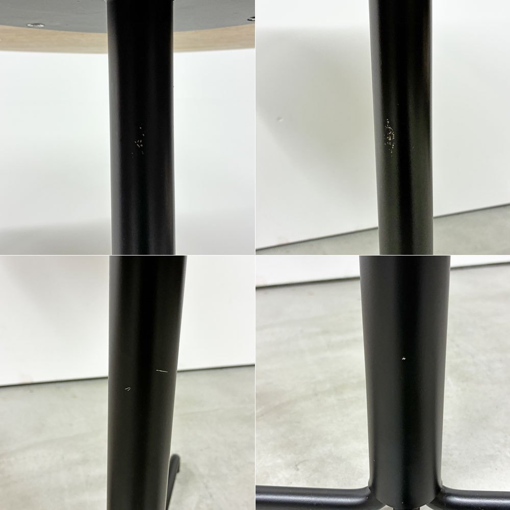 弘益 KOEKI カフェテーブル ラウンドテーブル 木製天板 Φ60cm H70cm オフィス家具 店舗什器 ◎