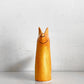鹿児島睦 Makoto Kagoshima エンリトゥンヴァン En Liten Van きつね FOX ブラウン フラワーベース オブジェ 陶器 Keramikstudion 北欧 スウェーデン 現代作家 ■