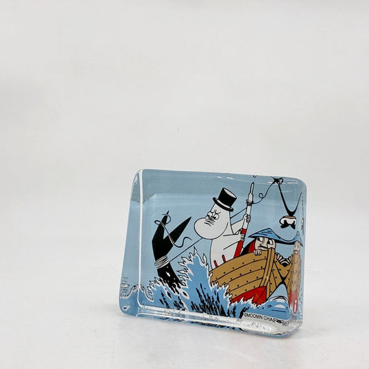 イッタラ iittala ムーミン MOOMIN ムーミンパパ ガラスカード オブジェ ガラス 北欧雑貨 ●