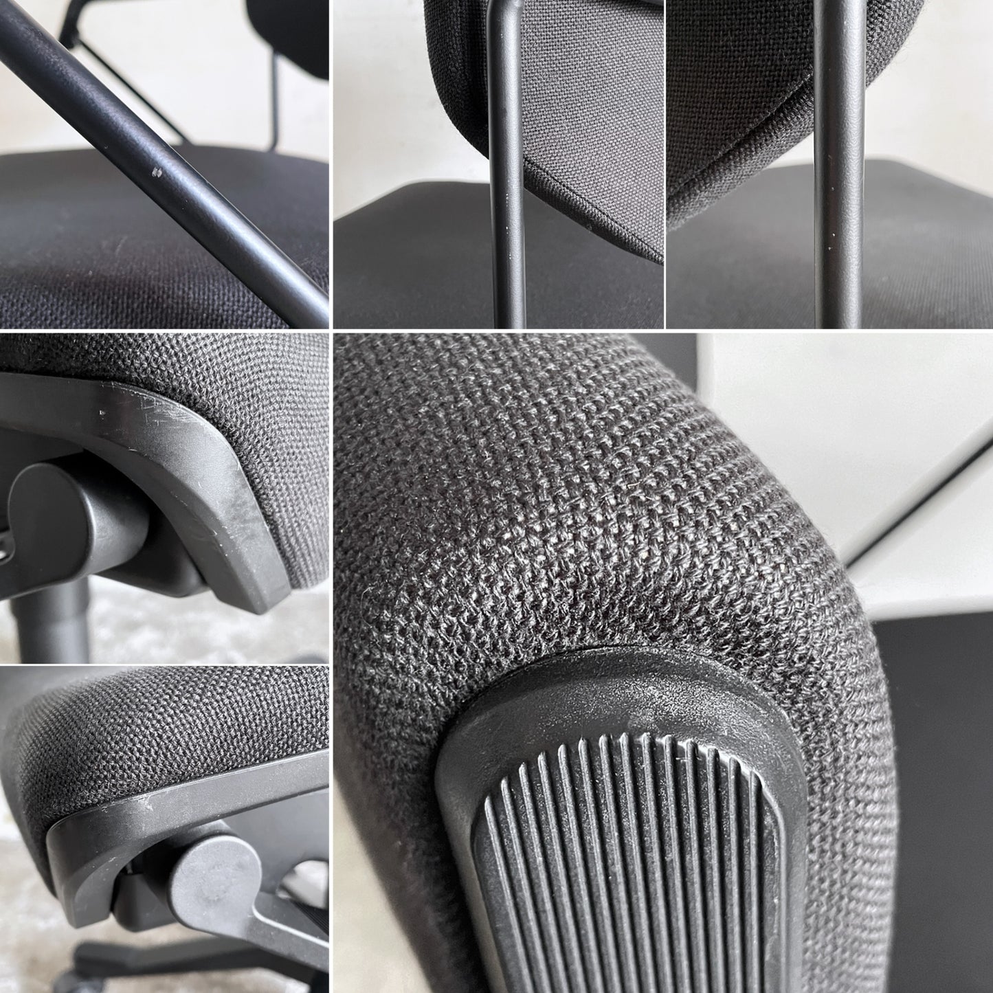 ジロフレックス giroflex 33 アームチェア 肘付ローバックチェア デスクチェア ブラック ファブリック 昇降 リクライニング スイス ■