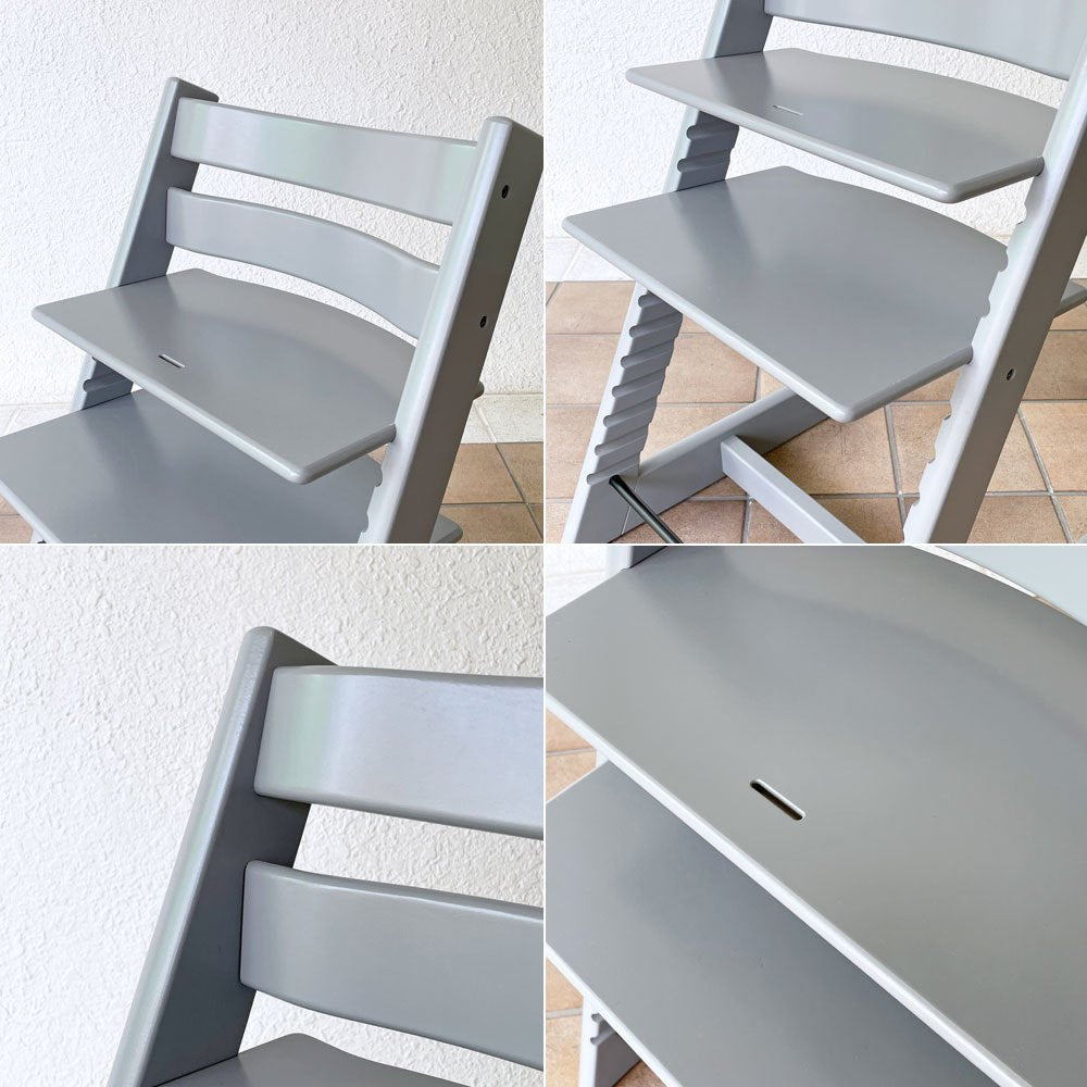 ストッケ STOKKE トリップトラップ TRIPP TRAPP ベビーチェア キッズチェア S/N4～ ストームグレー ノルウェー 北欧家具 ◇