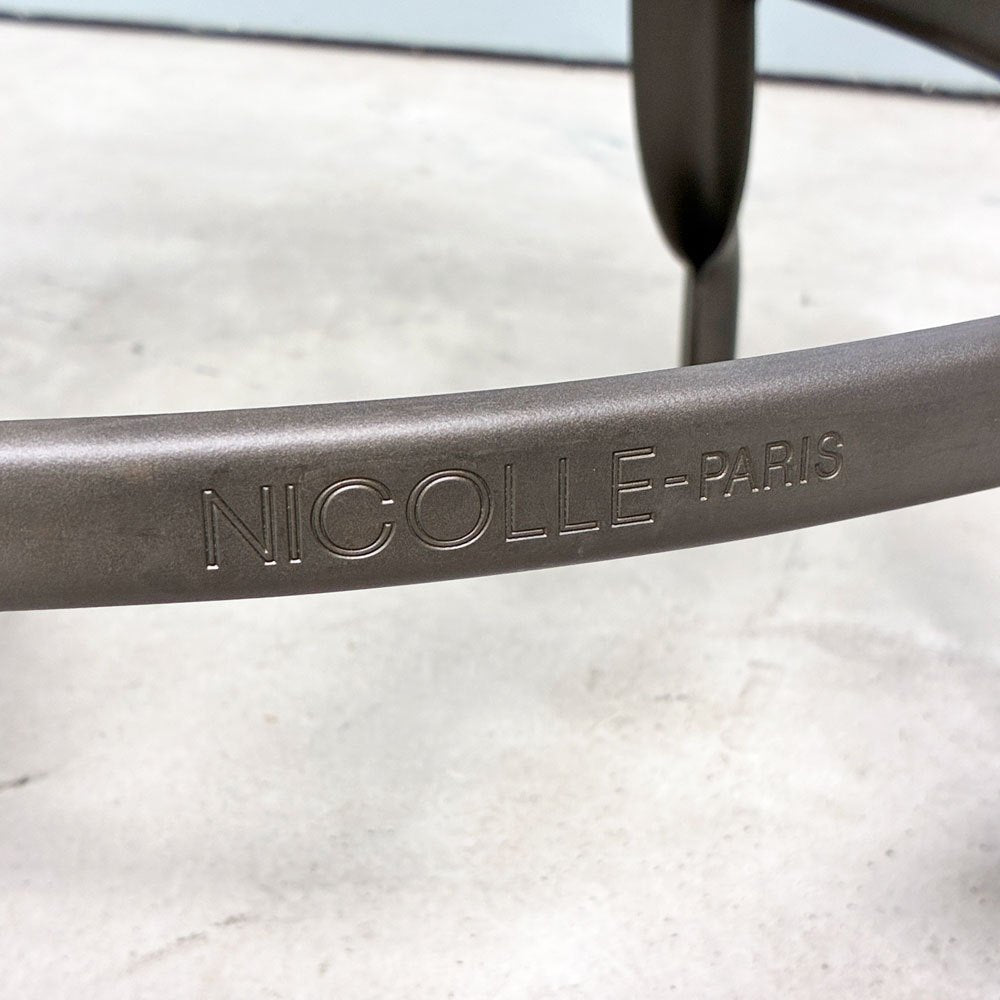 フェールトラヴァイユ FER TRAVAIL ニコルチェア NICOLLE Chair SH45cm ダイニングチェア スチール マットクリア仕上げ 別注モデル インダストリアル フランス A ◎
