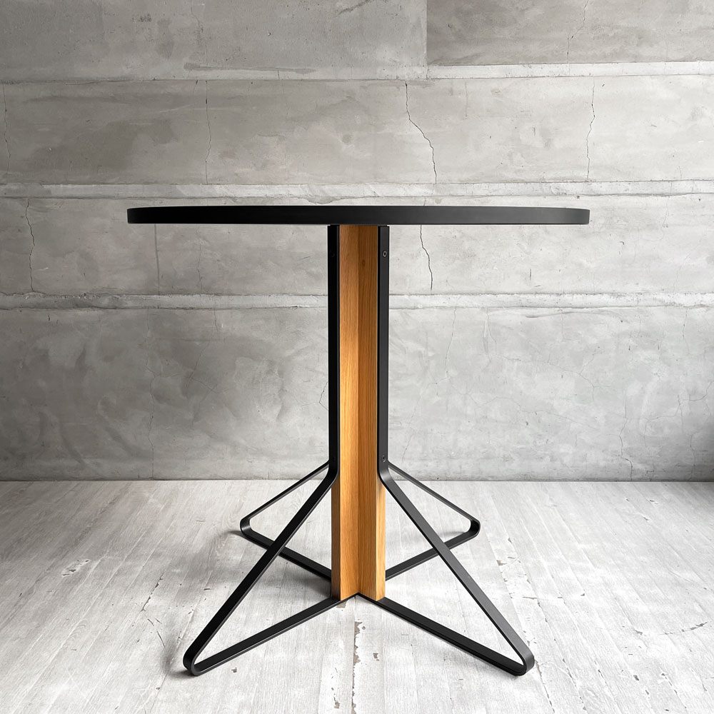 アルテック artek カアリテーブル KAARI TABLE REB003 グレーリノリウム ナチュラルオーク Φ80cm ラウンドテーブル 限定カラー 希少 ♪