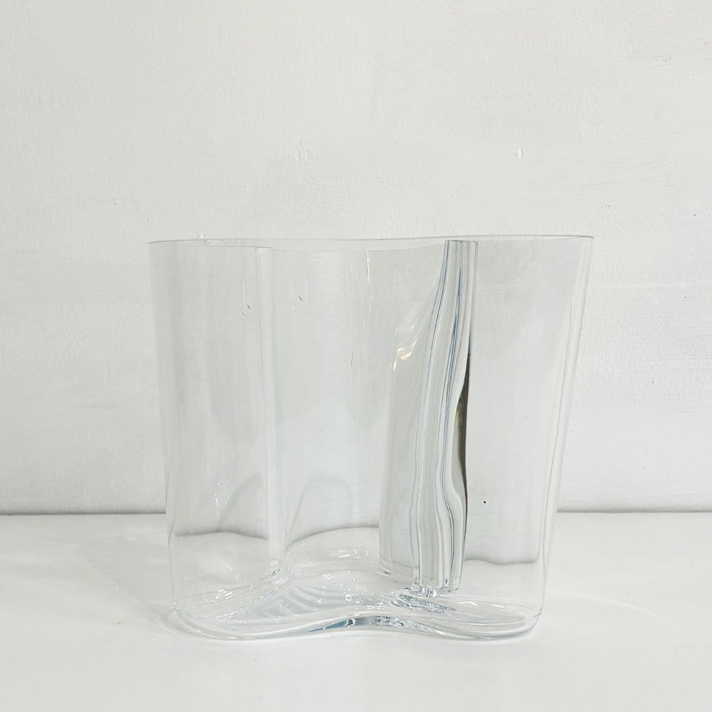 イッタラ iittala アルヴァ アアルト コレクション Alvar Aalto Collection ベース フラワーベース 花瓶 クリア H16cm フィンランド 北欧雑貨 ●