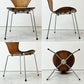 フリッツハンセン Fritz Hansen セブンチェア スタッキングチェア ローズウッド メタルカップ 1963-67年 アルネ・ヤコブセン 北欧 デンマーク ビンテージ 希少 現状品 ●