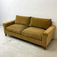 トラックファニチャー TRUCK FURNITURE FKソファ SOFA 3シーター コーデュロイ ウォールナット無垢材 フェザークッション 張地F-21 グリーン ●