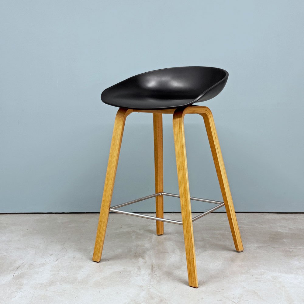 ヘイ HAY アバウトアスツール About a stool ブラック AAS32 LOW H75㎝ ハイスツール カウンターチェア 北欧モダン デンマーク ◎