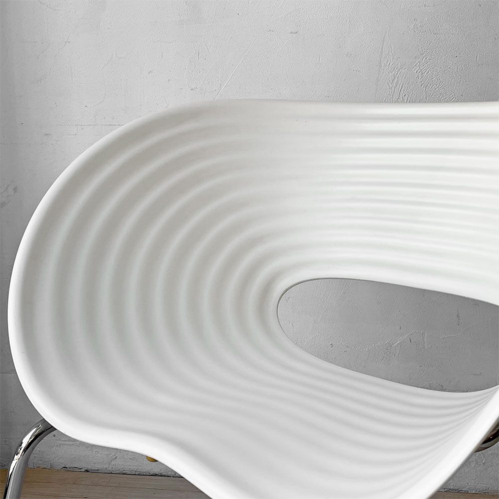 ヴィトラ vitra トムバック Tom Vac ダイニングチェア ロン・アラッド Ron Arad スタッキング ホワイト 廃番 ★
