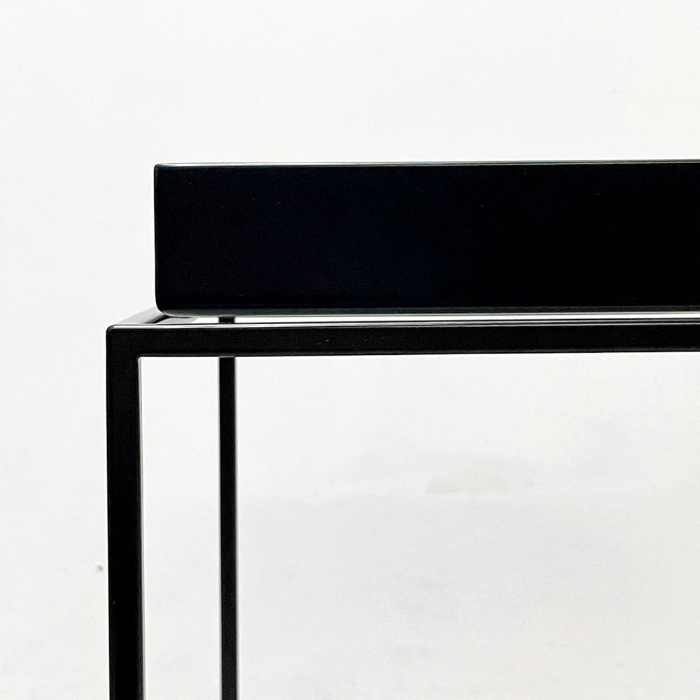 ヘイ HAY トレイテーブル Tray Table コーヒーテーブル センターテーブル Mサイズ ブラック W40cm スクエア 2Way 北欧 デンマーク モダン 定価￥42,900- A●