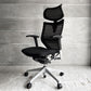 オカムラ okamura バロンチェア Baron Chair デスクチェア WORKAHOLIC特注モデル エクストラローバック グラデーションサポートメッシュ ヘッドレスト 座面クッション仕様 ジョルジェット・ジウジアーロ 定価￥227,590- ♪
