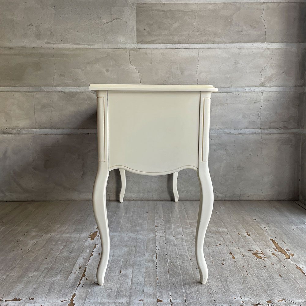 ローラアシュレイ Laura Ashley プロヴァンセル PROVENCALE ドレッシングテーブル デスク 5ドロワー オフホワイトペイント フレンチカントリー 猫脚 参考定価￥174,900- ♪