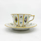 ロイヤルコペンハーゲン ROYAL COPENHAGEN ヘンリエッテ Henriette カップ＆ソーサー C&S 花柄 24K 金彩 デンマーク 北欧食器 希少 ●