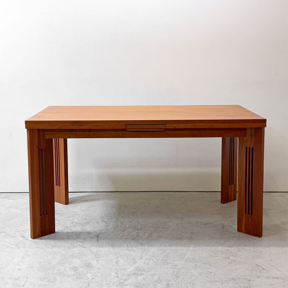 カッシーナ Cassina ベルリーノ Berlino エクステンション ダイニングテーブル チェリー材 W145-205-265cm C.R.Mackintosh イタリアモダン ●